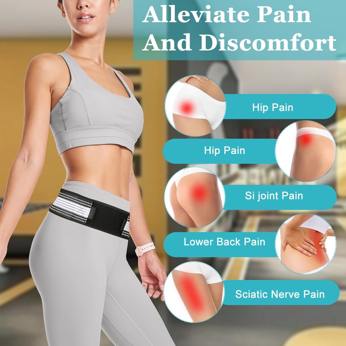 Sciatica Belt for lumbar‑waist pain Relief and Support