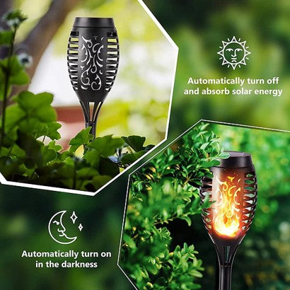 Solar Powered Mashal Lamp with 96 LED Large Size