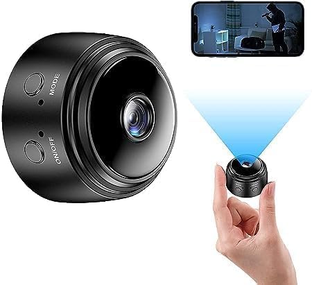 Mini WiFi 2MP IP Wireless Hidden Spy Camera Small Size Cloud Based Storage Night Vision Motion Detection