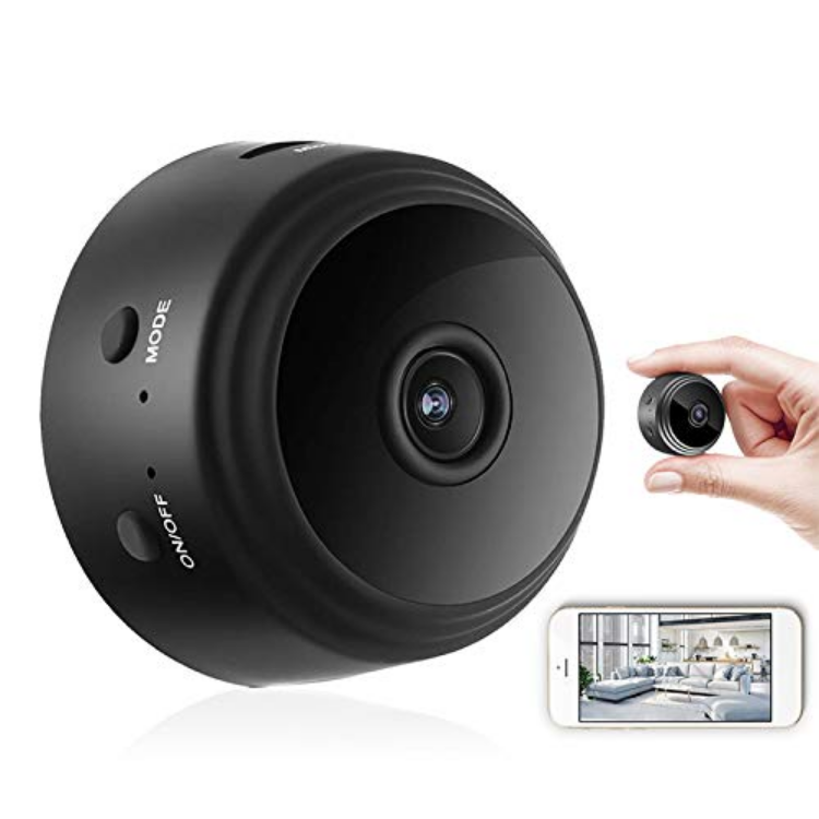 Mini WiFi 2MP IP Wireless Hidden Spy Camera Small Size Cloud Based Storage Night Vision Motion Detection