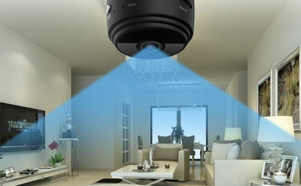 Mini WiFi 2MP IP Wireless Hidden Spy Camera Small Size Cloud Based Storage Night Vision Motion Detection