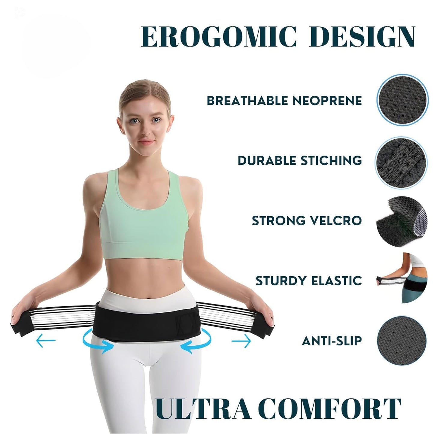 Sciatica Belt for lumbar‑waist pain Relief and Support