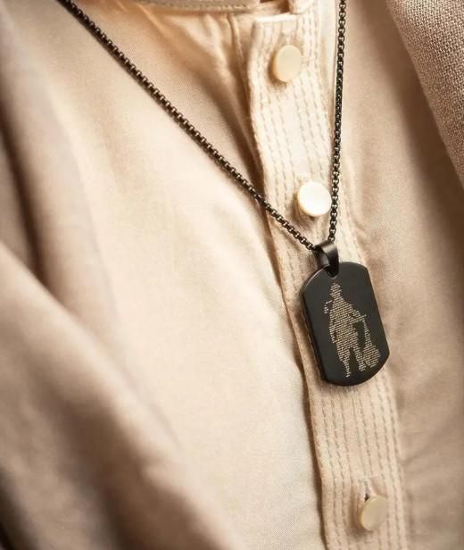 Hanuman Chalisha Pendant with Chain